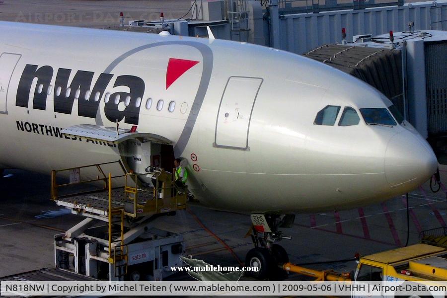 N818NW, 2007 Airbus A330-323 C/N 0857, Northwest Airlines