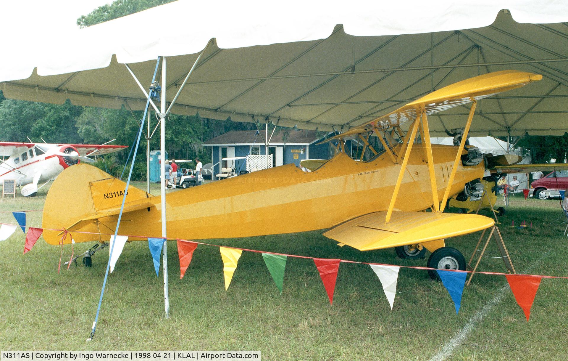 N311AS, 1937 Fleet 16B Finch II C/N 106, Fleet 11-16B at Sun 'n Fun 1998, Lakeland FL