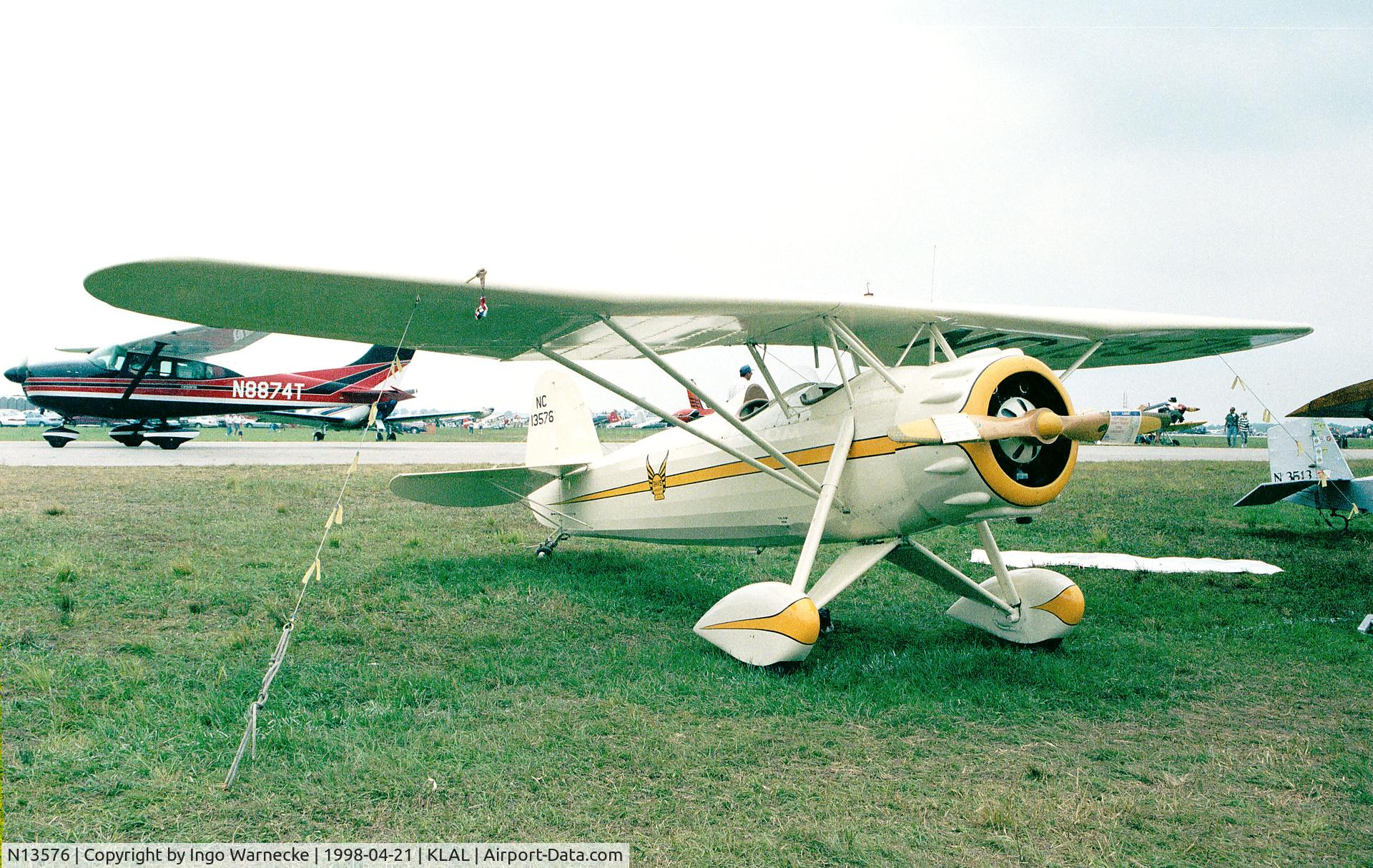 N13576, 1933 Davis D-1-W C/N 702, Davis D-1-W at Sun 'n Fun 1998, Lakeland FL