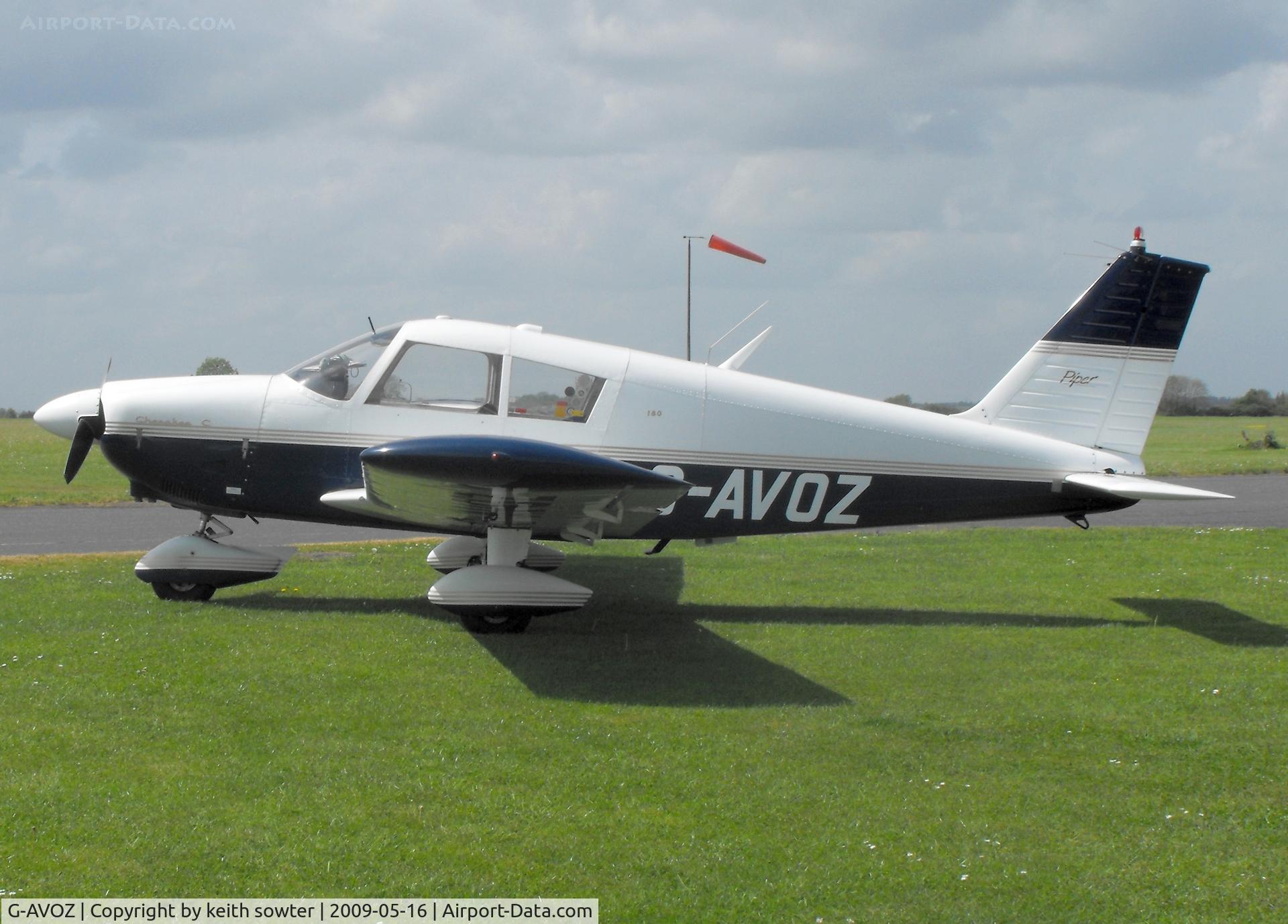 G-AVOZ, 1966 Piper PA-28-180 Cherokee C/N 28-3711, Visiting AIrcraft at Tibenham