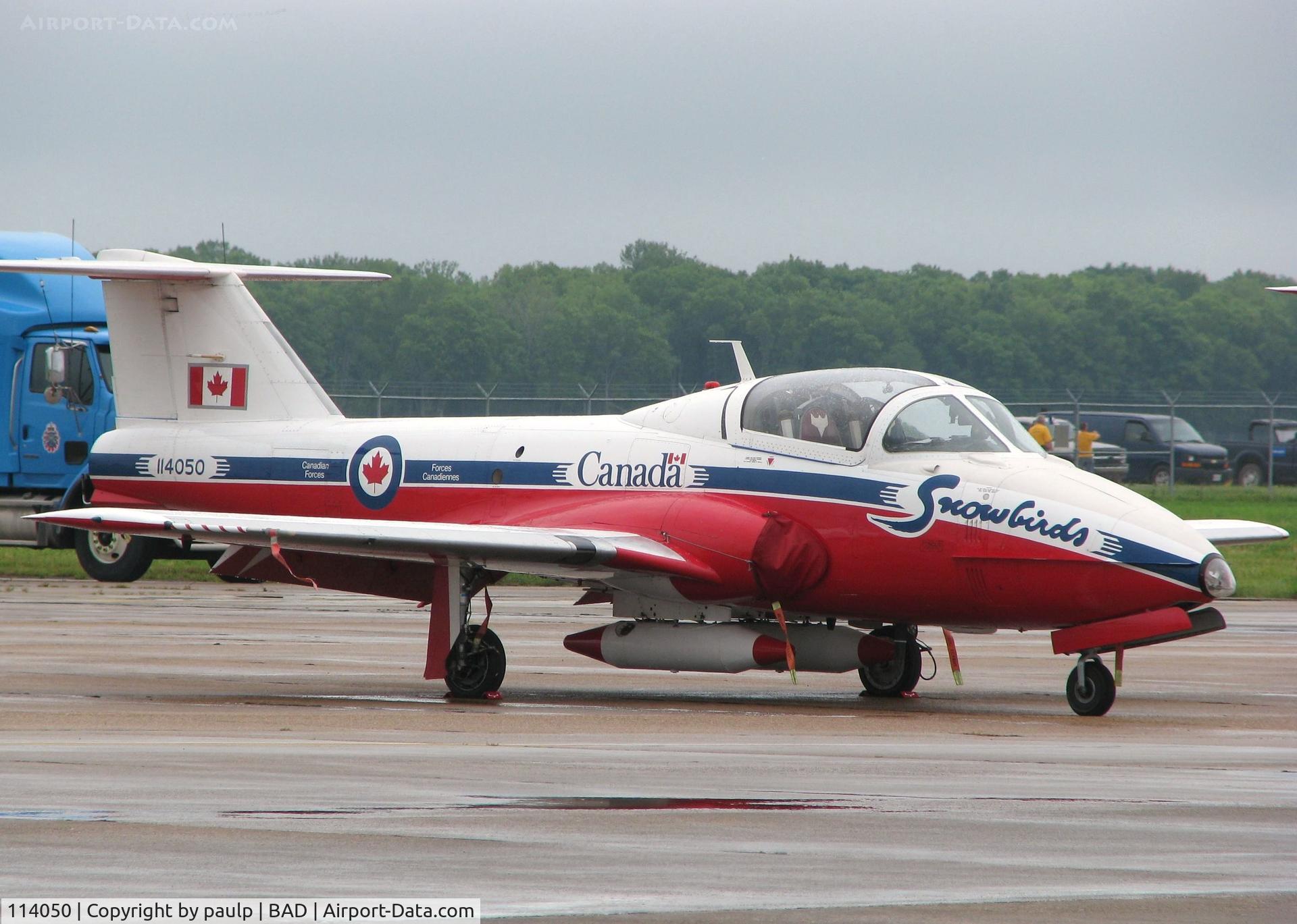 114050, Canadair CT-114 Tutor C/N 1050, At the Defenders of Liberty Airshow 2009 at Barksdale Air Force Base, Louisiana. This was a spare and did not fly this day.
