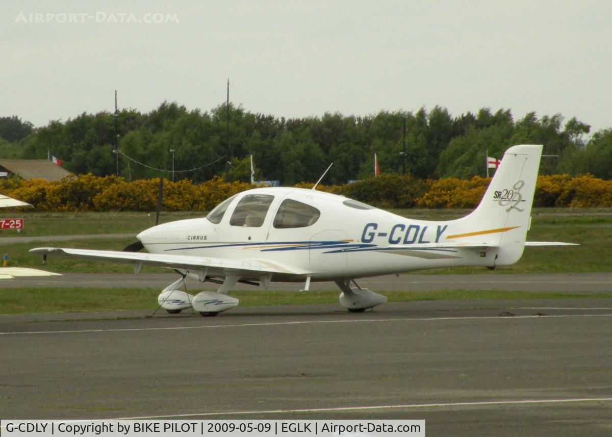 G-CDLY, 2005 Cirrus SR20 G2 C/N 1519, VISITING SR20