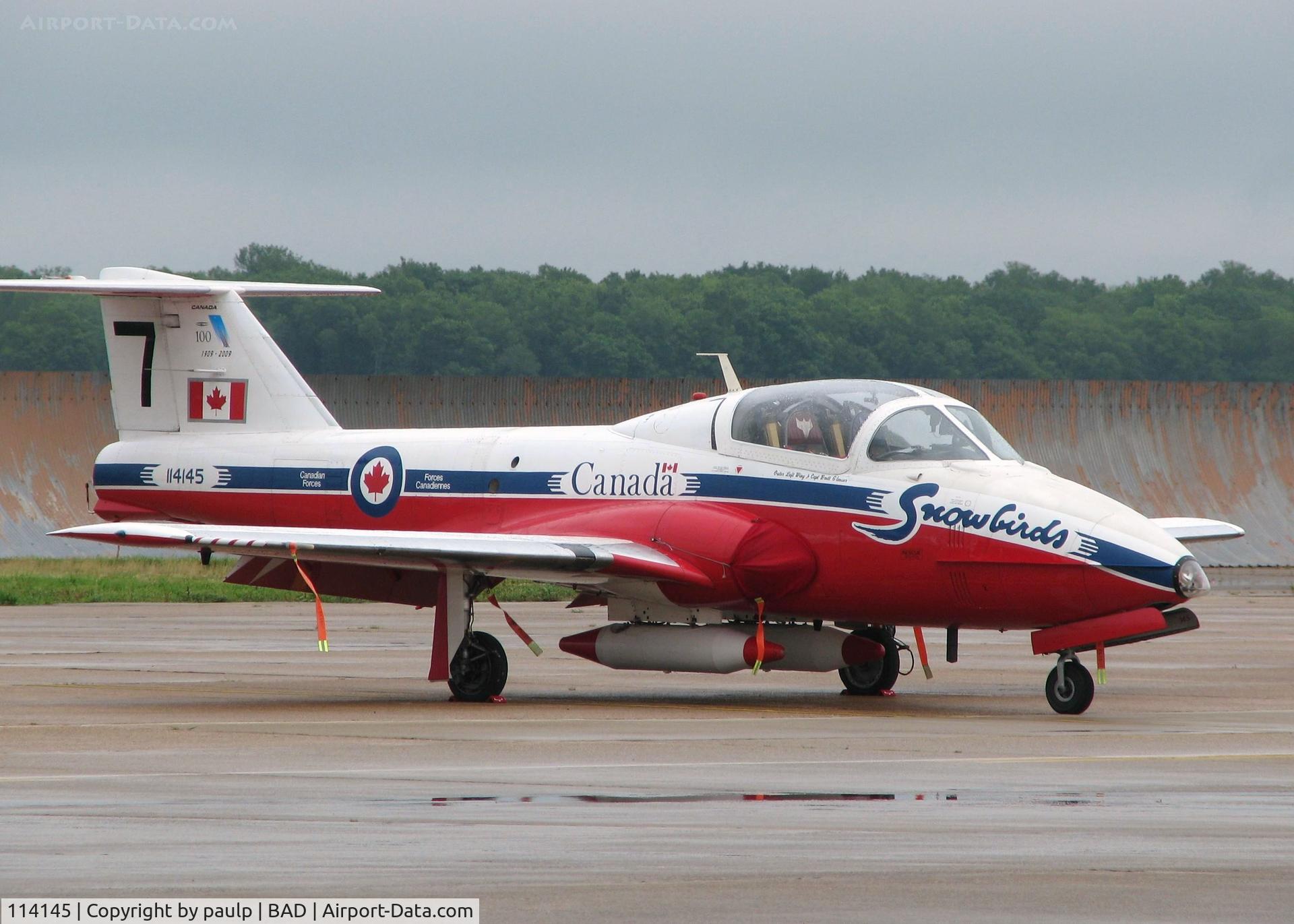 114145, Canadair CT-114 Tutor C/N 1145, In line at the Defenders of Liberty Airshow 2009 at Barksdale Air Force Base, Louisiana.