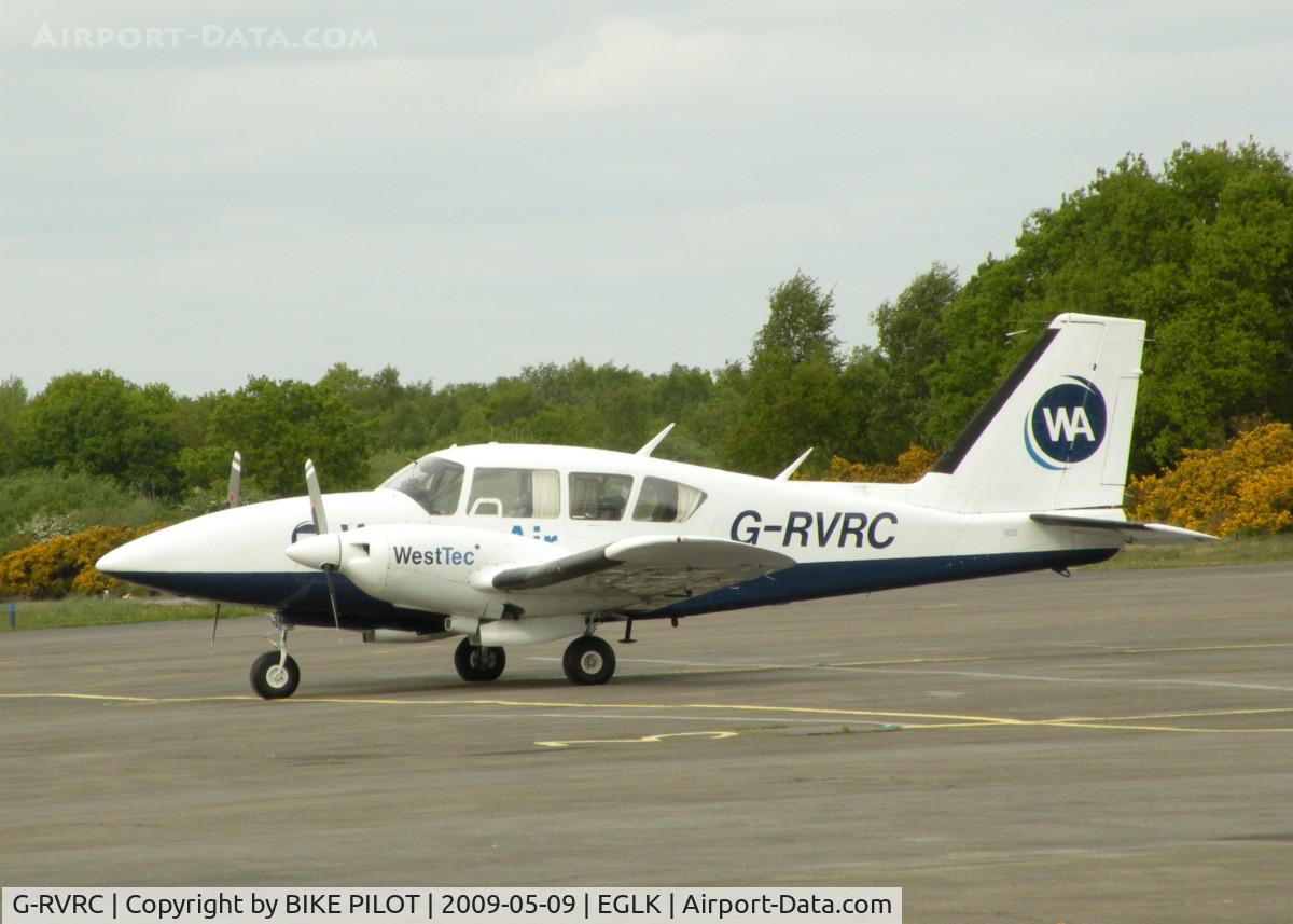 G-RVRC, 1974 Piper PA-23-250 Aztec E C/N 27-7405336, PARKED IN SLOT 4