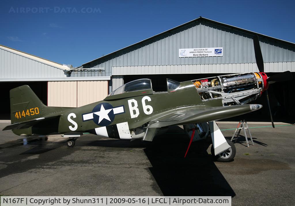 N167F, 1944 North American P-51D Mustang C/N 122-40417, New old lady at LFCL...
