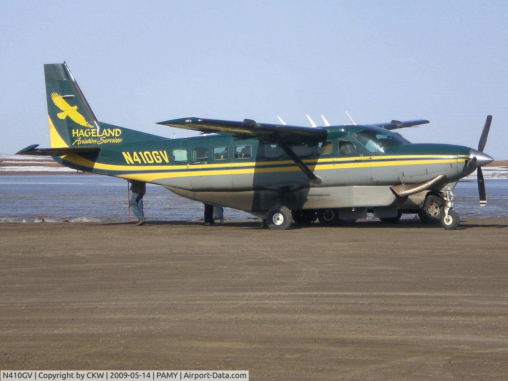 N410GV, 1997 Cessna 208B C/N 208B0632, N410GV at Mekoryuk