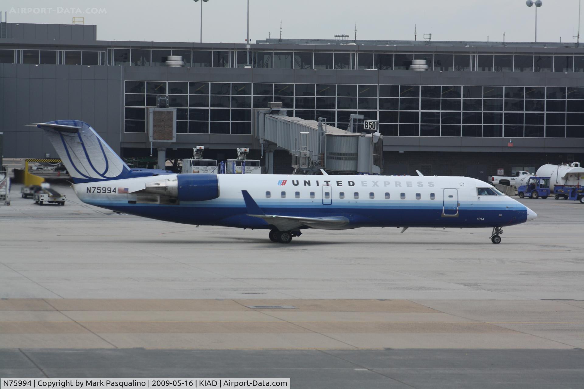 N75994, 2000 Bombardier CRJ-200ER (CL-600-2B19) C/N 7367, CL-600-2B19