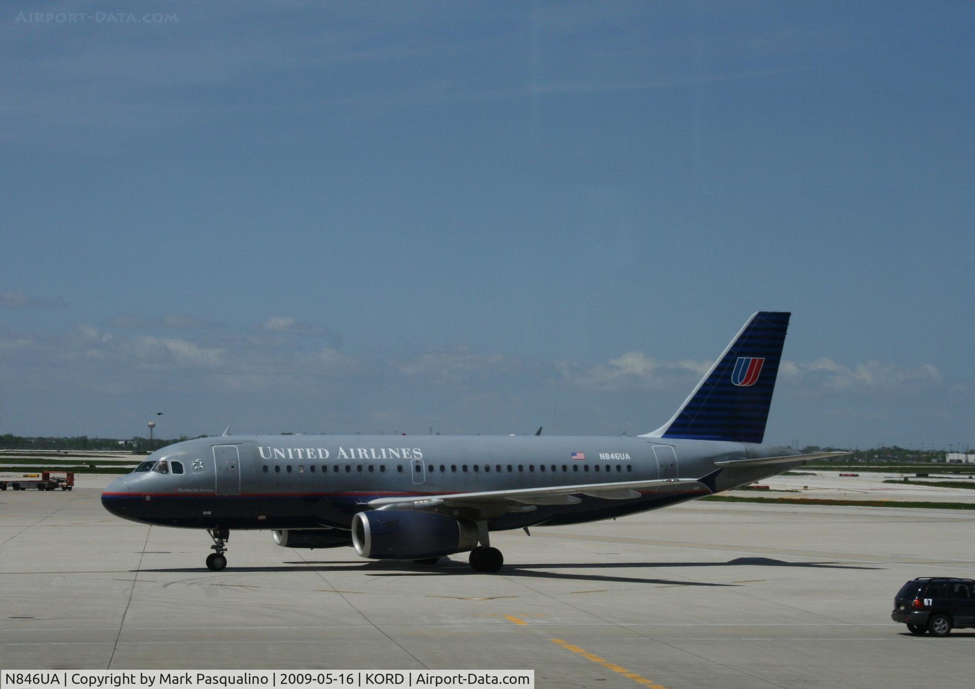 N846UA, 2001 Airbus A319-131 C/N 1600, Airbus A319