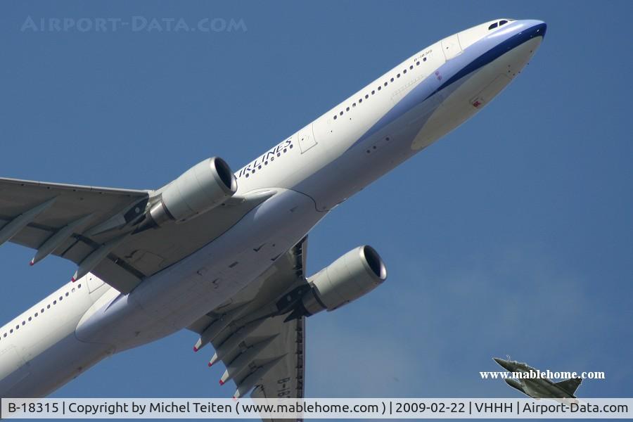 B-18315, 2007 Airbus A330-302 C/N 823, China Airlines