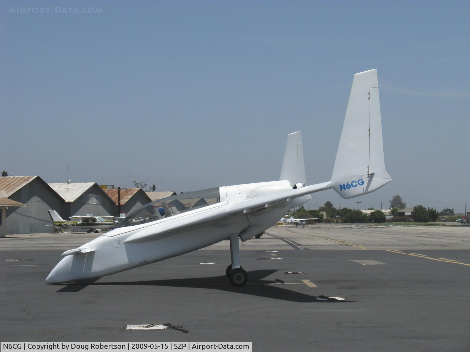 N6CG, 1995 Rutan Long-EZ C/N 310, 1995 Cutting RUTAN LONG EZ, Lycoming O-235