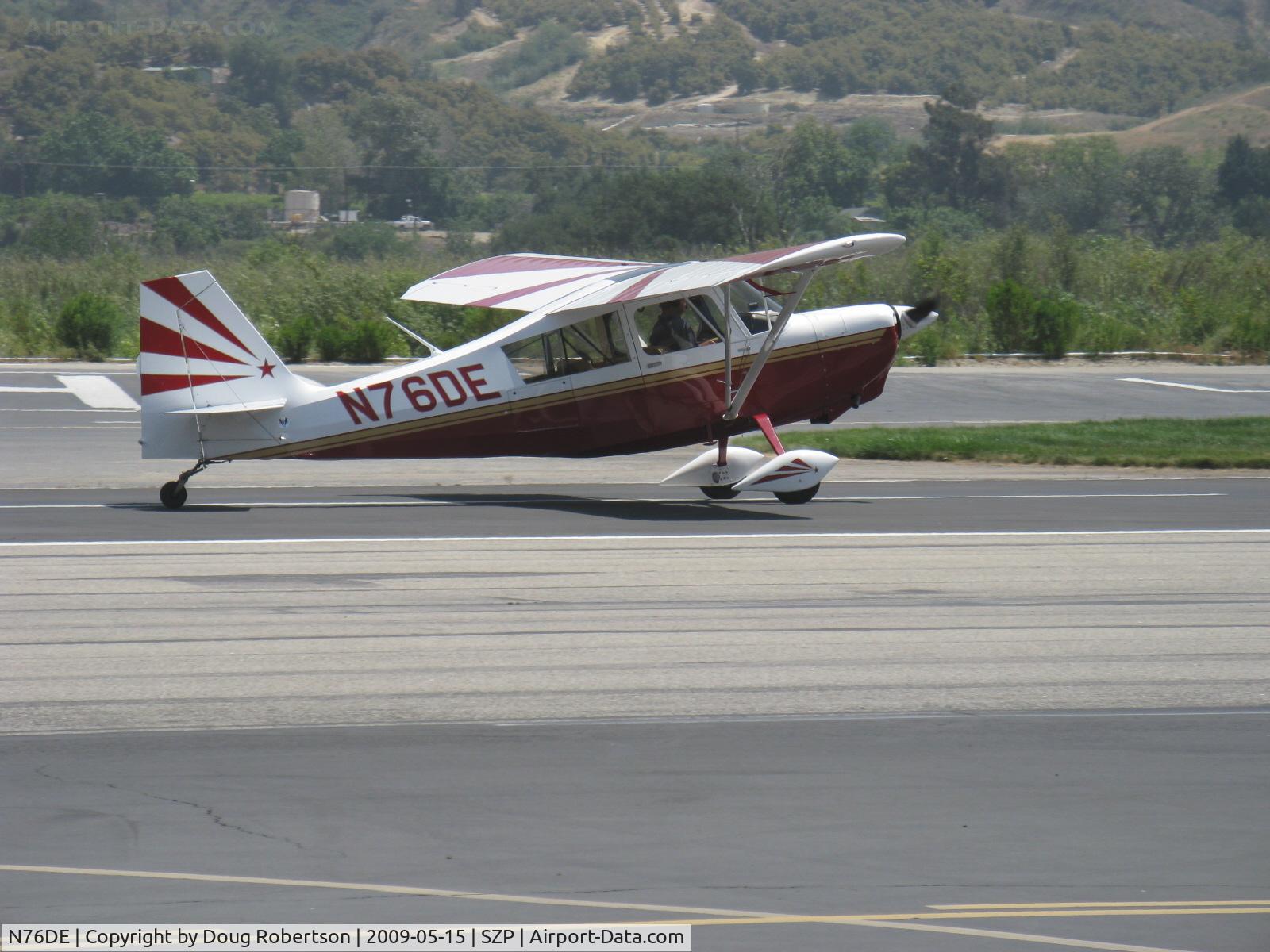 N76DE, 2007 American Champion 7GCAA Adventure Citabria C/N 513-2007, 2007 American Champion 7GCAA ADVENTURE, Lycoming O-320-B2B 160 Hp, another landing Rwy 22