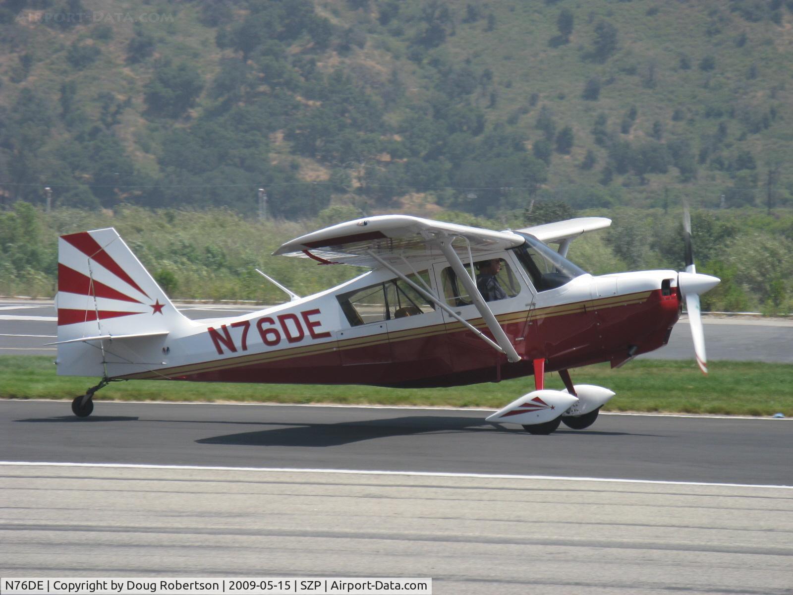 N76DE, 2007 American Champion 7GCAA Adventure Citabria C/N 513-2007, 2007 American Chamopion  7GCAA ADVENTURE, Lycoming O-360-B2B 160 Hp, landing Rwy 22