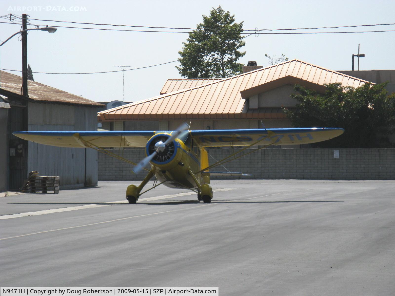 N9471H, Howard Aircraft DGA-15P C/N 813, Howard DGA-15P 'Best Buddy', P&W R-985 Wasp Jr. 450 H, taxi