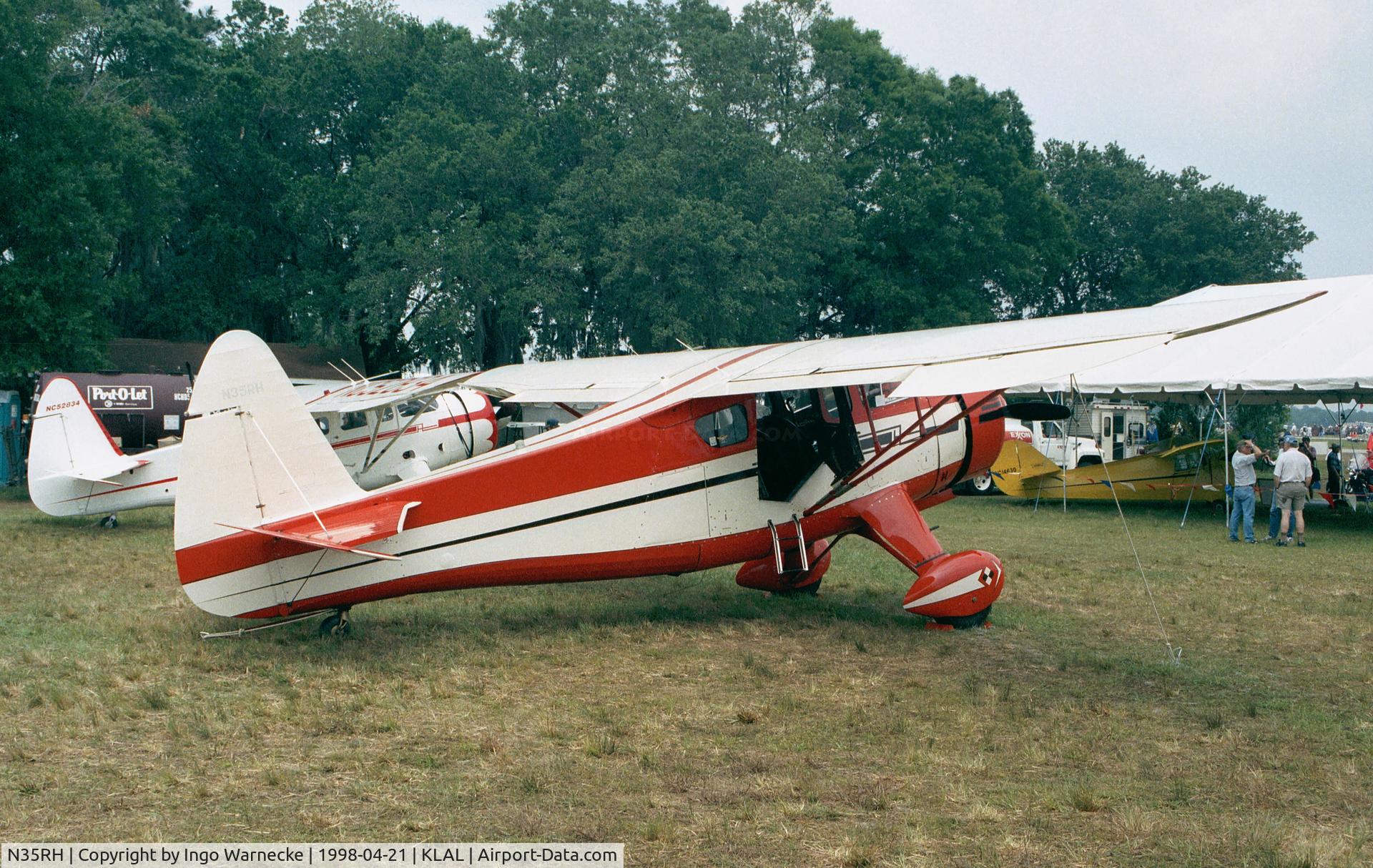 N35RH, 1943 Howard Aircraft DGA-15P C/N 760, Howard DGA-15P at Sun 'n Fun 1998, Lakeland FL