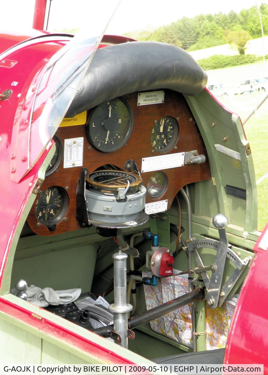 G-AOJK, 1939 De Havilland DH-82A Tiger Moth II C/N 82813, JULIET KILO OFFICE