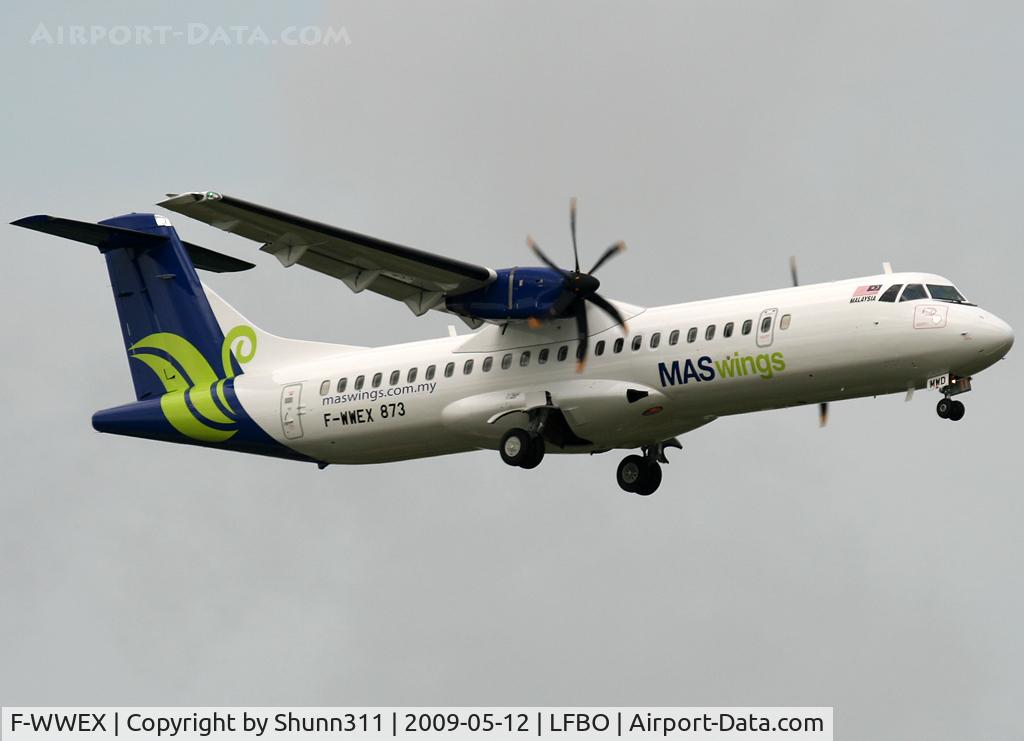 F-WWEX, 2009 ATR 72-212A C/N 873, C/n 873 - To be 9M-MWD