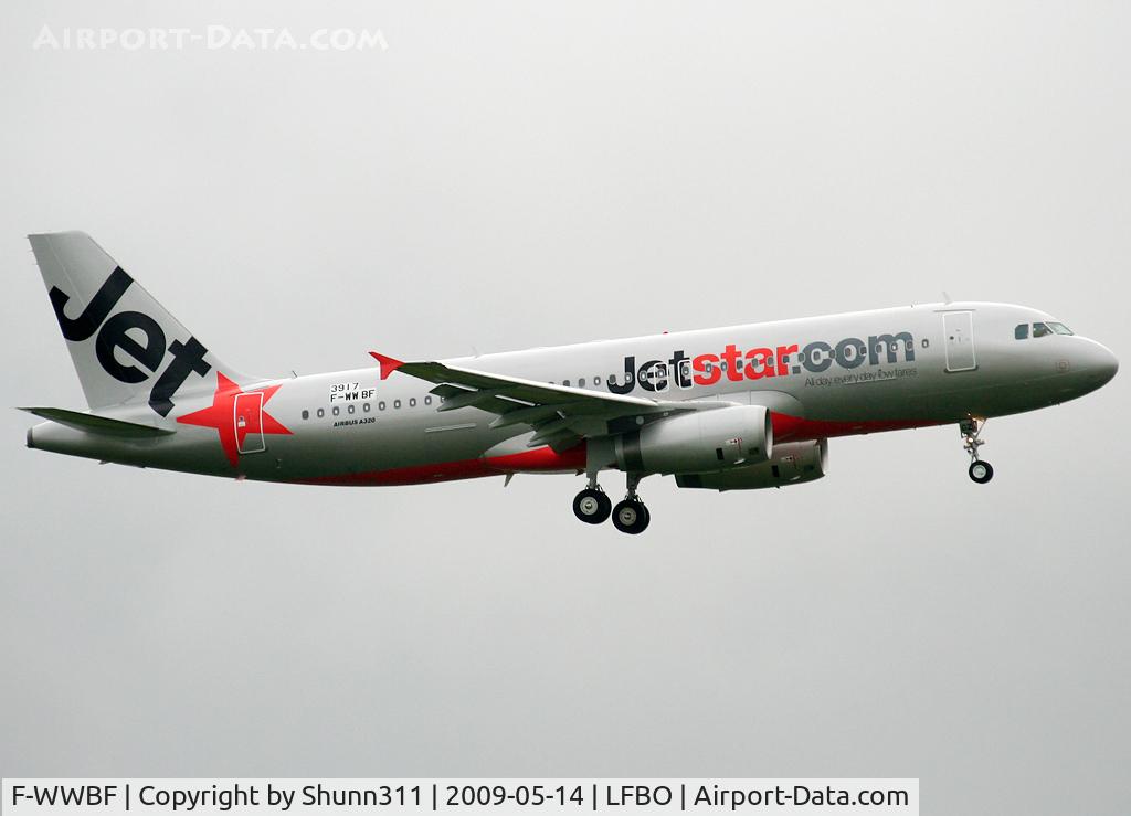 F-WWBF, 2009 Airbus A320-232 C/N 3917, C/n 3917 - To be VH-VGZ