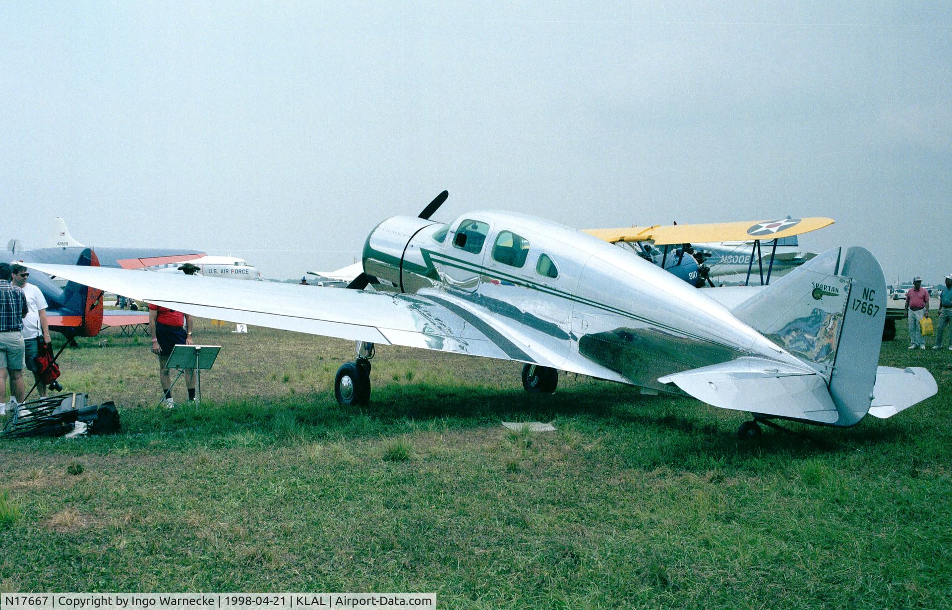 N17667, 1939 Spartan 7W Executive C/N 17, Spartan 7W Executive at Sun 'n Fun 1998, Lakeland FL
