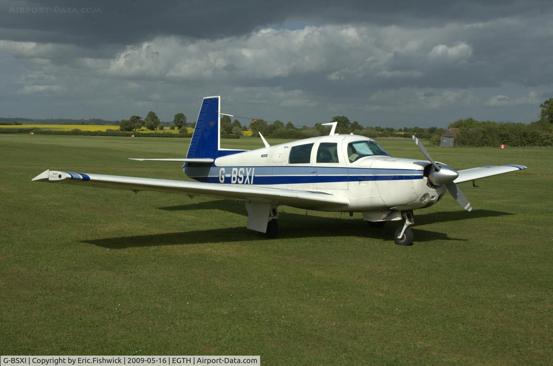 G-BSXI, 1970 Mooney M-20E Chapparal C/N 700056, 3. G-BSXI at the Shuttleworth Collection Evening Air Display May 09