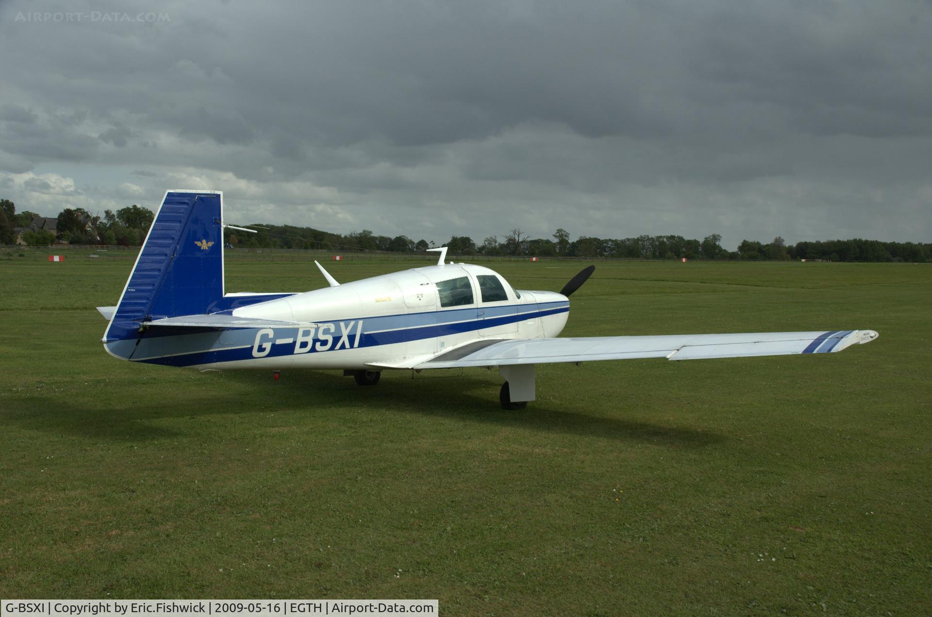 G-BSXI, 1970 Mooney M-20E Chapparal C/N 700056, 2. G-BSXI at the Shuttleworth Collection Evening Air Display May 09