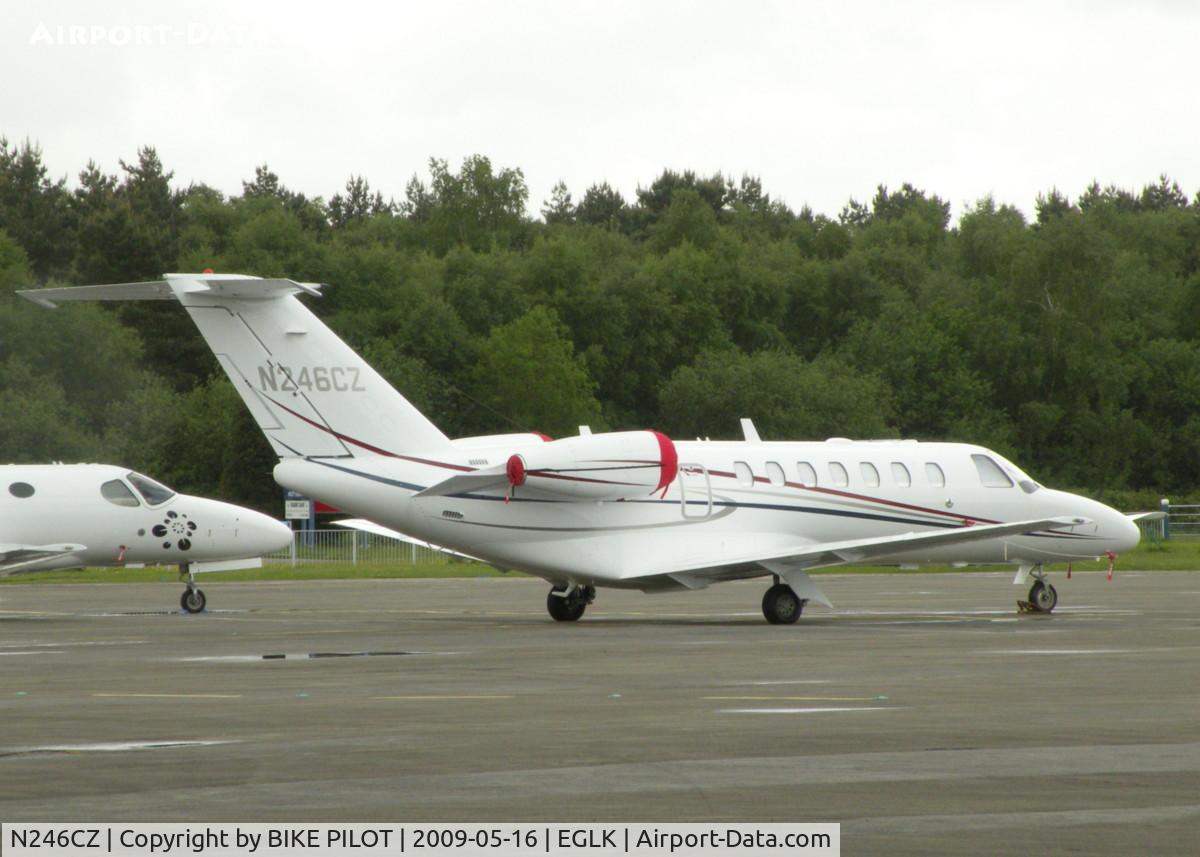 N246CZ, 2008 Cessna 525B CitationJet CJ3 C/N 525B0246, PARKED IN SLOT 4