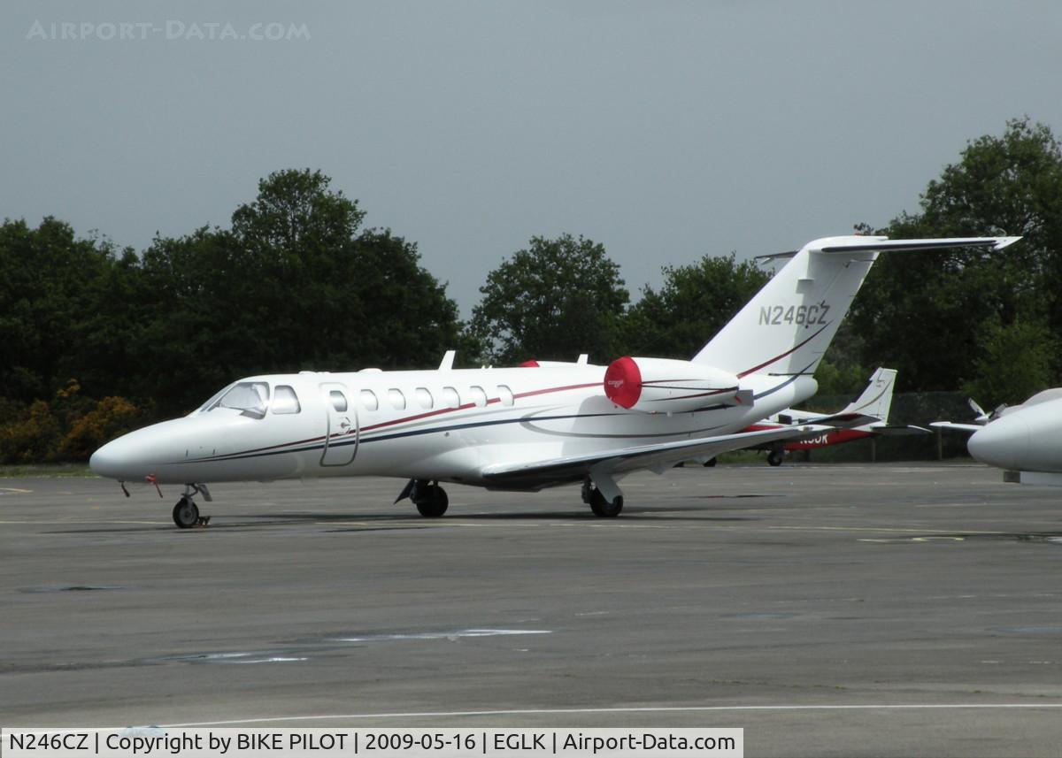 N246CZ, 2008 Cessna 525B CitationJet CJ3 C/N 525B0246, VISITOR PARKED IN SLOT 4