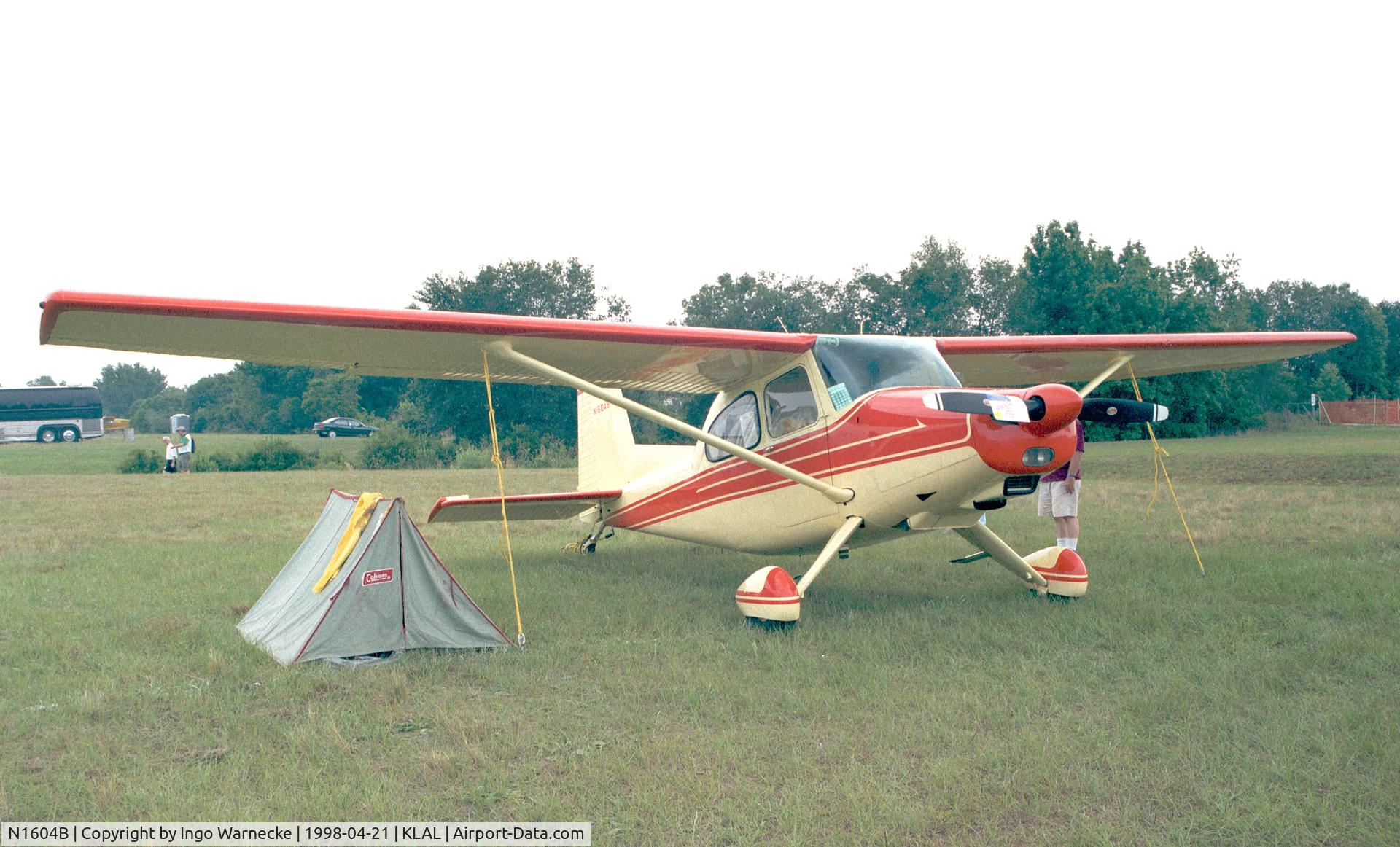 N1604B, 1948 Luscombe 11A Sedan C/N 11-5, Luscombe 11A at Sun 'n Fun 1998, Lakeland FL