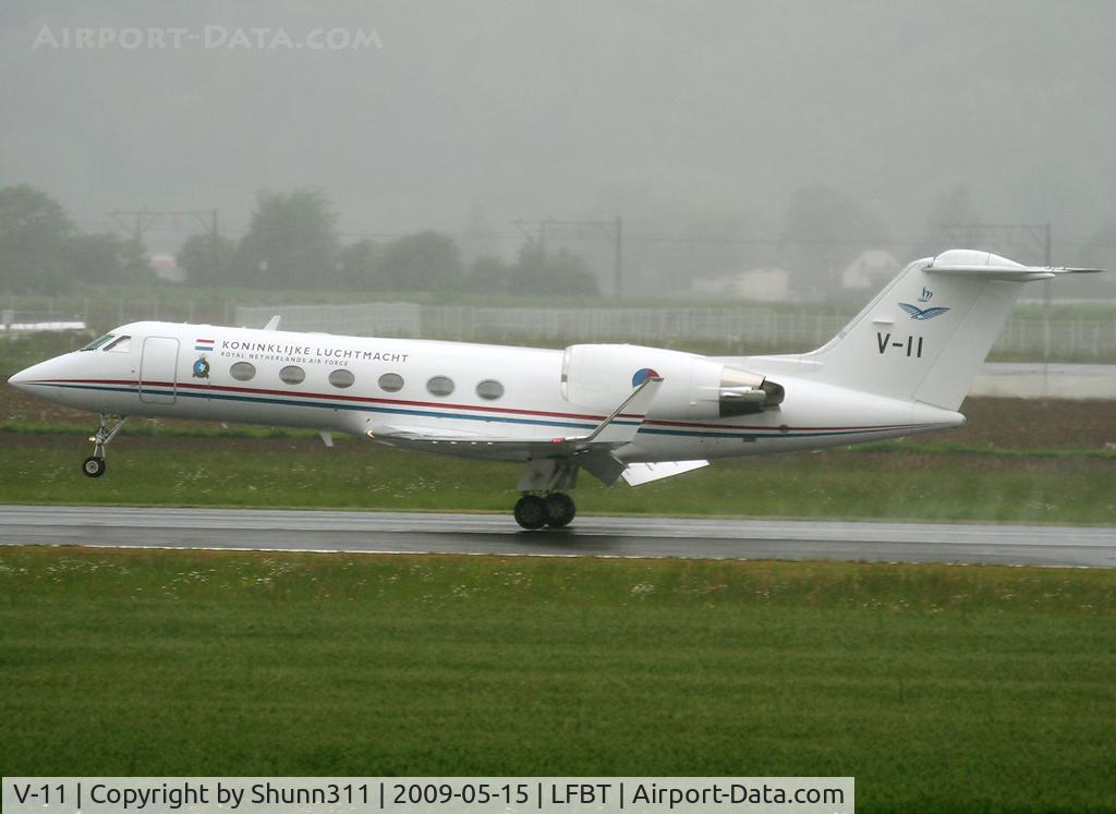 V-11, Gulfstream Aerospace G-IV C/N 1009, Landing rwy 20