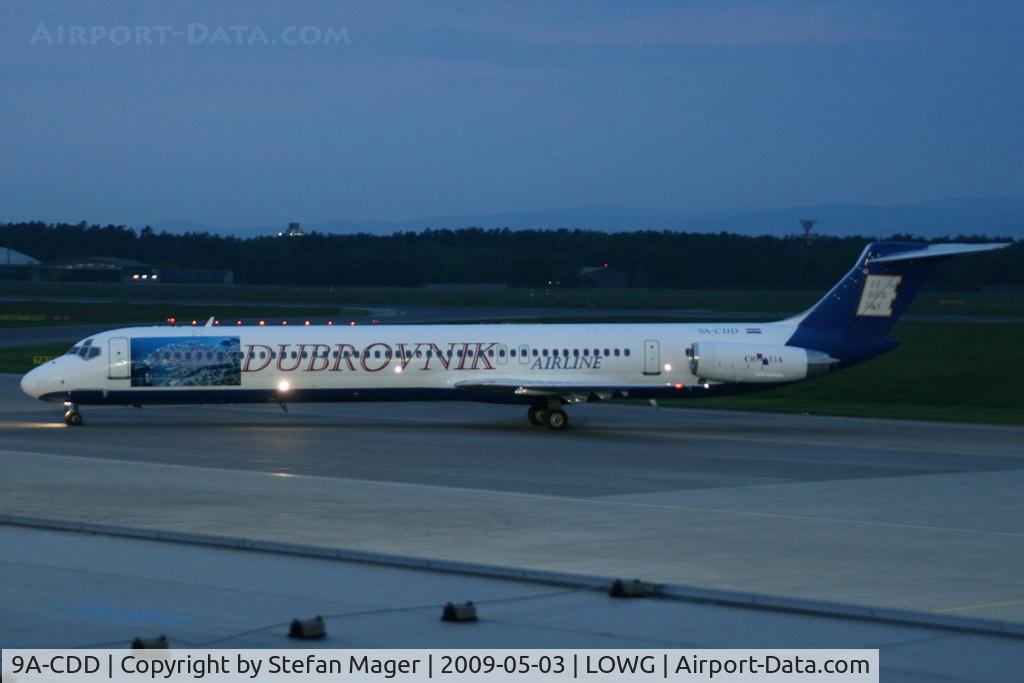 9A-CDD, 1982 McDonnell Douglas MD-82 (DC-9-82) C/N 49113, MD-83 Dubrovnik Airline