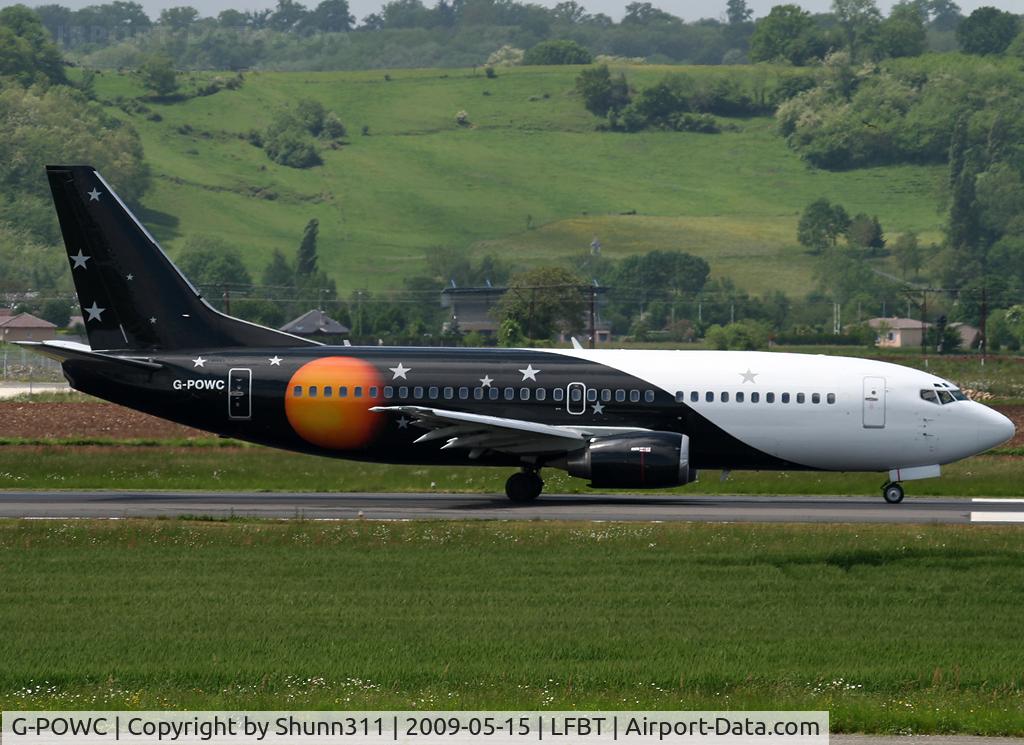 G-POWC, 1991 Boeing 737-33A(QC) C/N 25402, Taxiing holding point rwy 20 for departure...