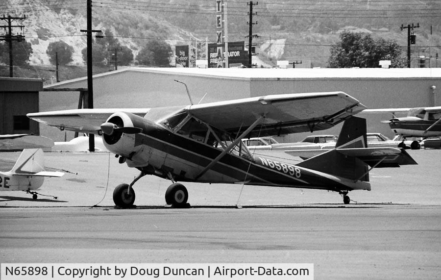 N65898, 1967 Centaur 101 LONGREN L-13 C/N 47-302-6, Seen at Torrance Municipal Airport, Torrance, California, in the early 1970s