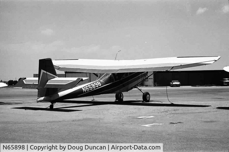 N65898, 1967 Centaur 101 LONGREN L-13 C/N 47-302-6, Seen at Torrance Municipal Airport, Torrance, California, in the early 1970s