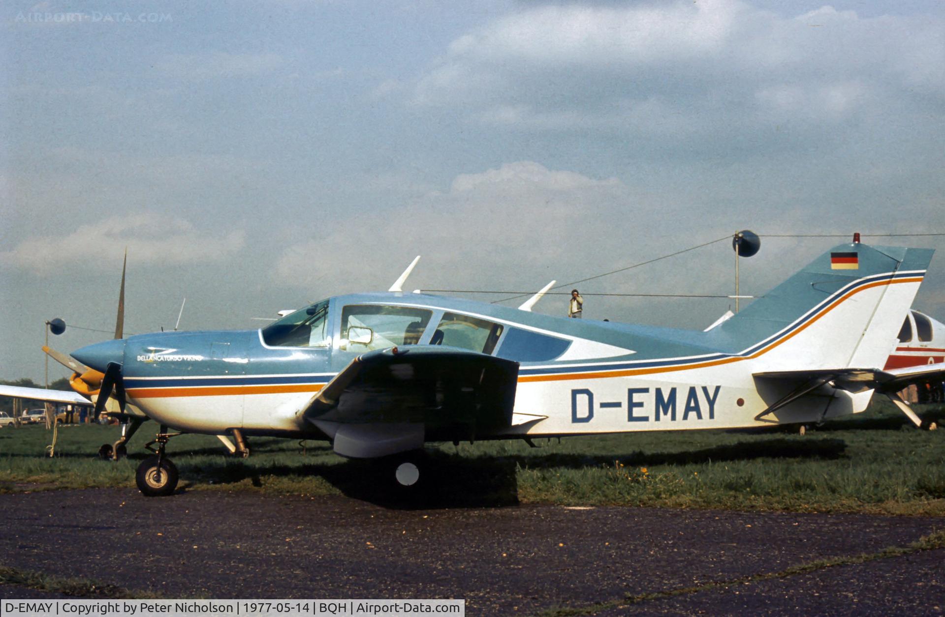 D-EMAY, 1975 Bellanca 17-31ATC Super Viking C/N 31113, This Turbo Viking was present at the 1977 Biggin Hill Air Fair.