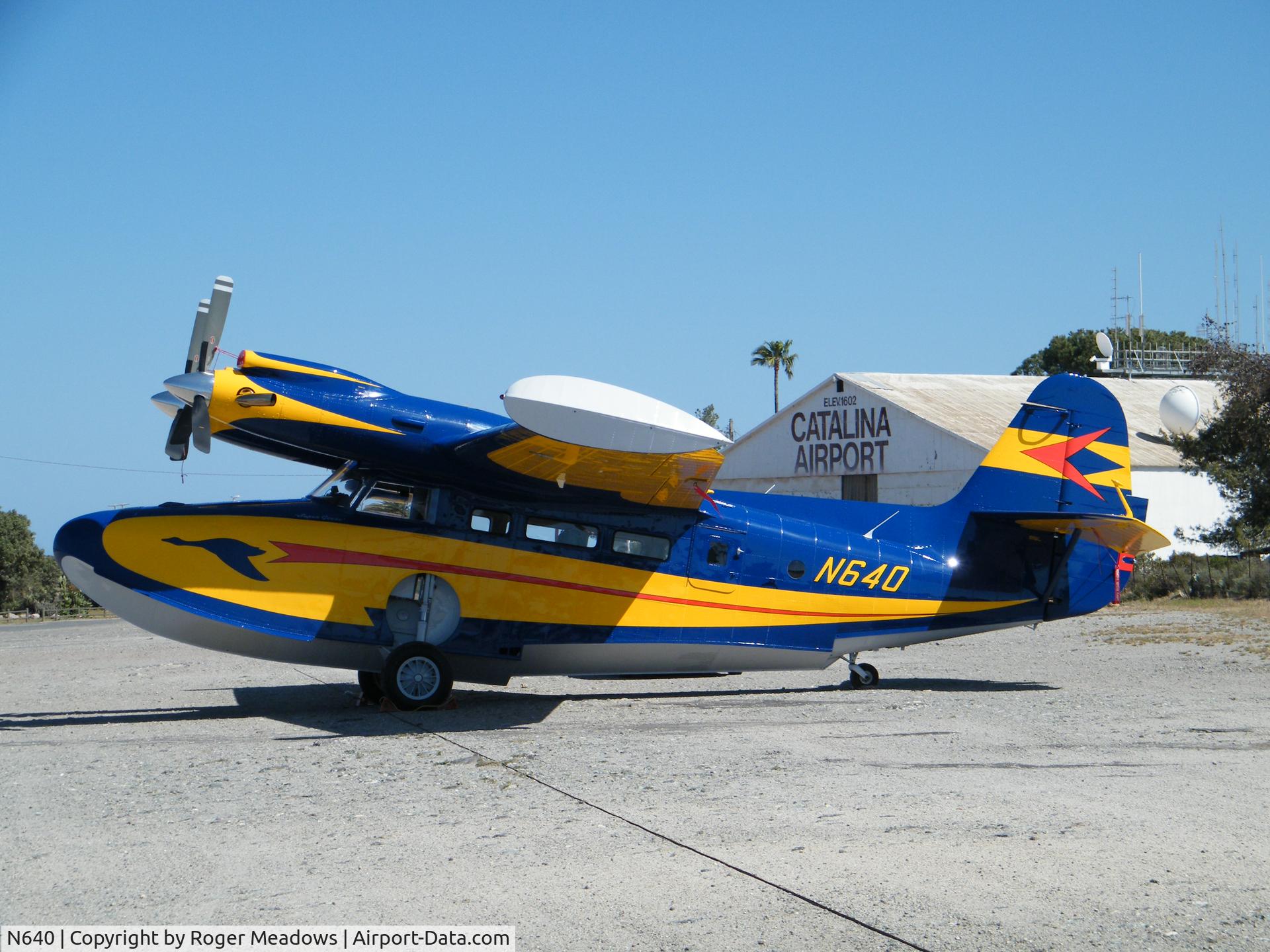 N640, 1945 Grumman G-21A C/N B-123, Catalina