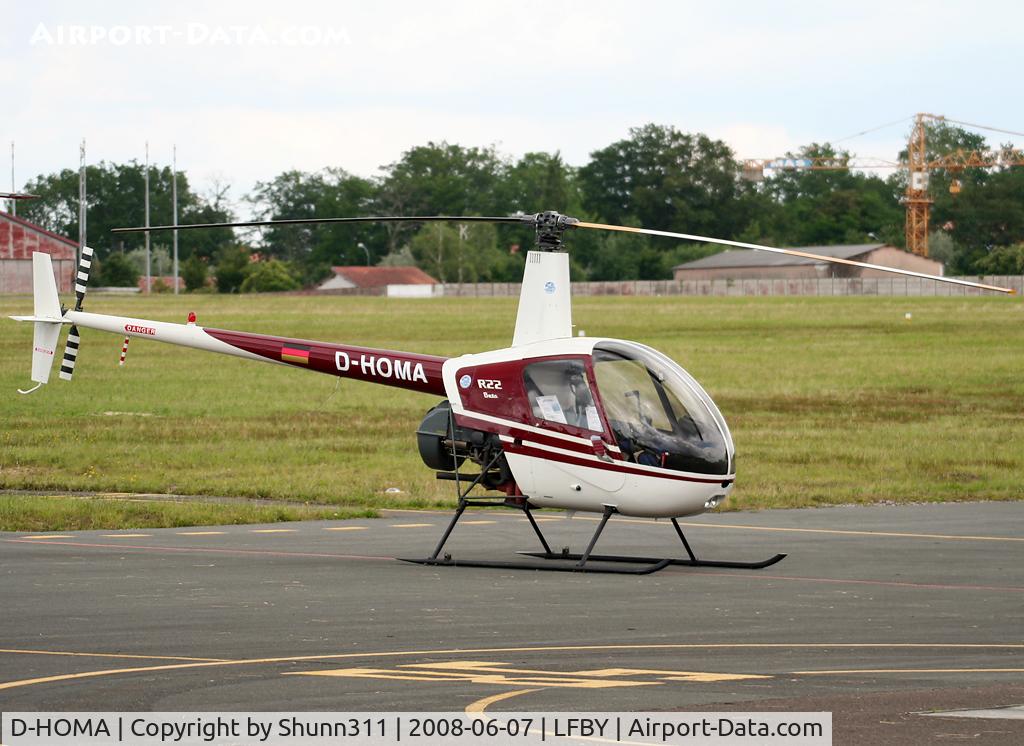 D-HOMA, Robinson R22 Beta C/N 1073, Static display @ LFBY Open Day 2008