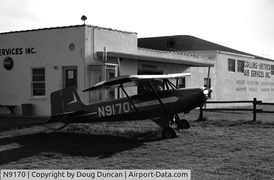 N9170, 1969 Corben Junior Ace C/N 27Y, Seen at Torrance Municipal Airport, Torrance, California, in the early 1970s