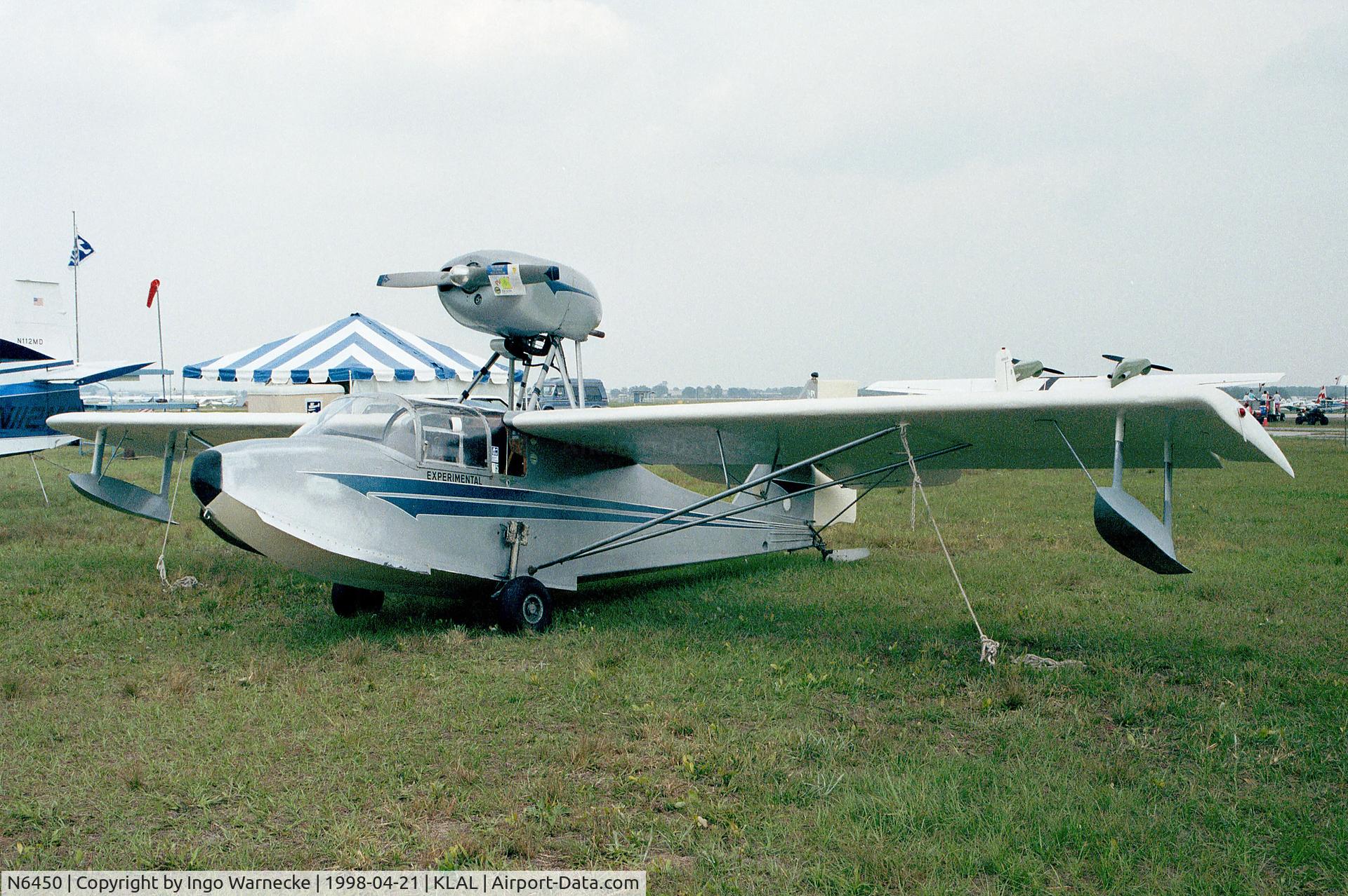 N6450, 1977 Volmer B1 C/N 125, Volmer B1 at Sun 'n Fun 1998, Lakeland FL