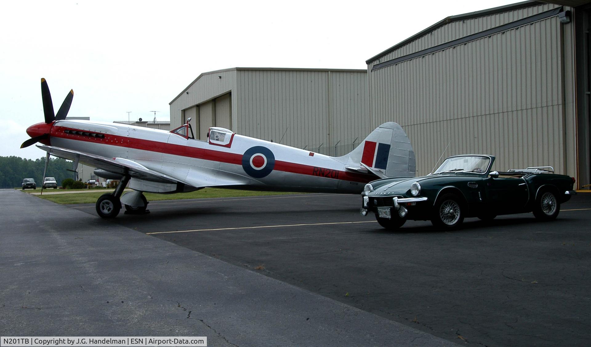 N201TB, 1945 Supermarine 361 Spitfire F.XIVe C/N 6S/663417, Two Spitfires