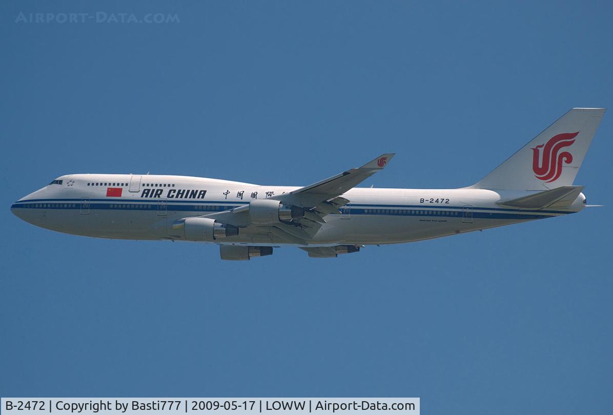 B-2472, 2000 Boeing 747-4J6 C/N 30158, With 747 from VIE to SZG