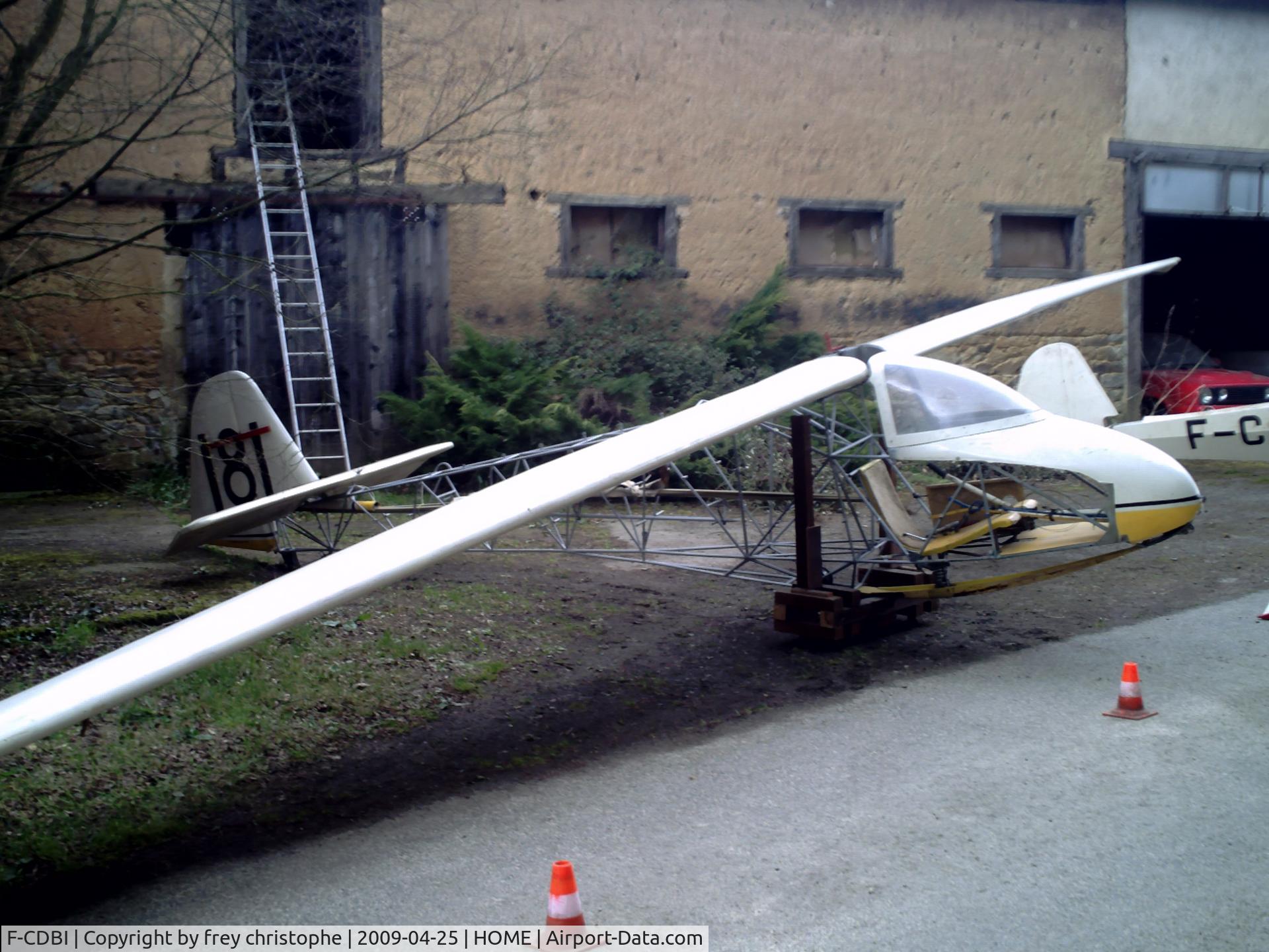 F-CDBI, Scheibe (Avialsa) A-60 Fauconnet C/N 81K, planeur fauconnet n° 81k