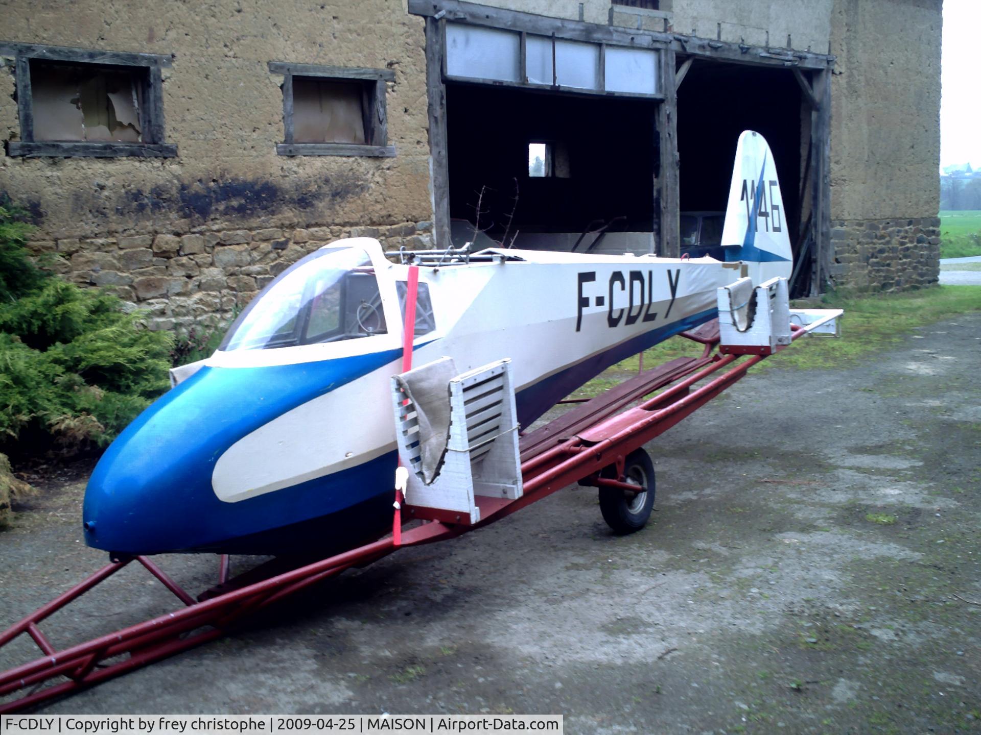 F-CDLY, Scheibe (Avialsa) A-60 Fauconnet C/N 146, planeur fauconnet n° 146