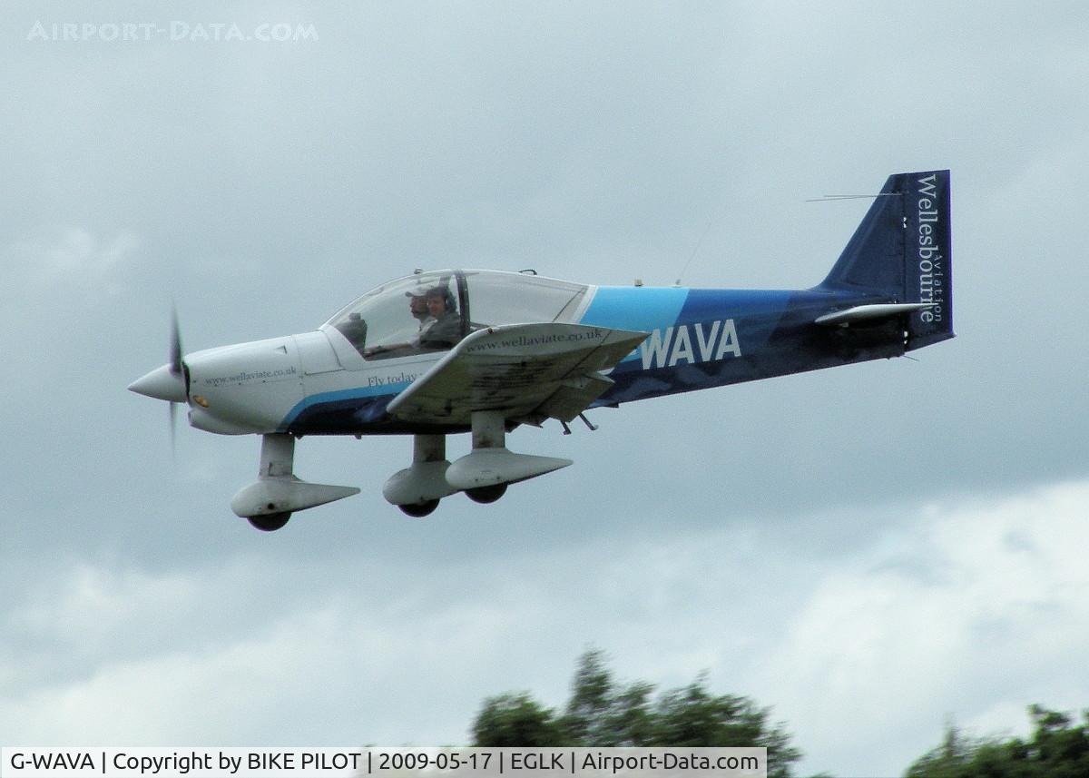 G-WAVA, 2000 Robin HR-200-120B C/N 352, FINALS FOR RWY 25