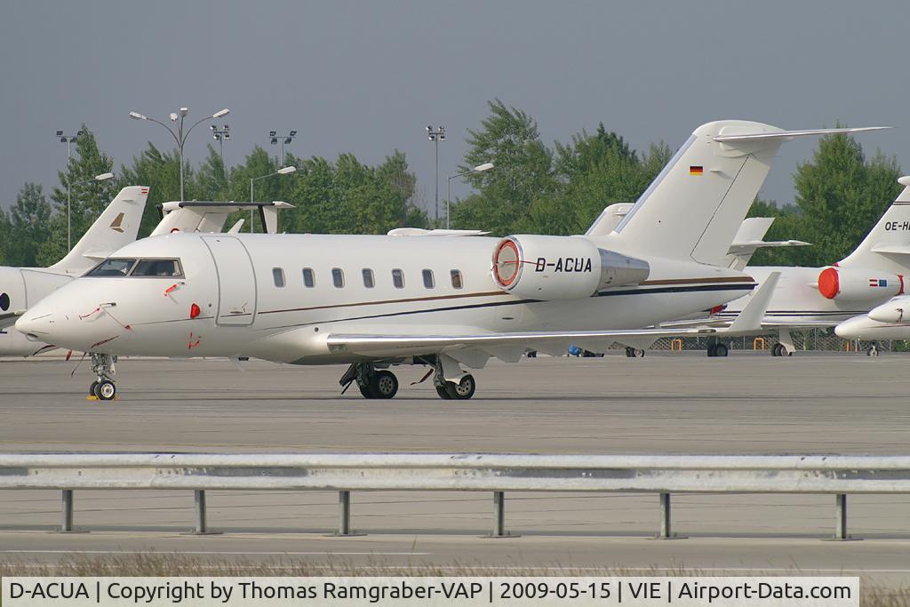 D-ACUA, 2007 Canadair Challenger 605 (CL-600-2B16) C/N 5725, Execujet Canadair CL600 Challenger