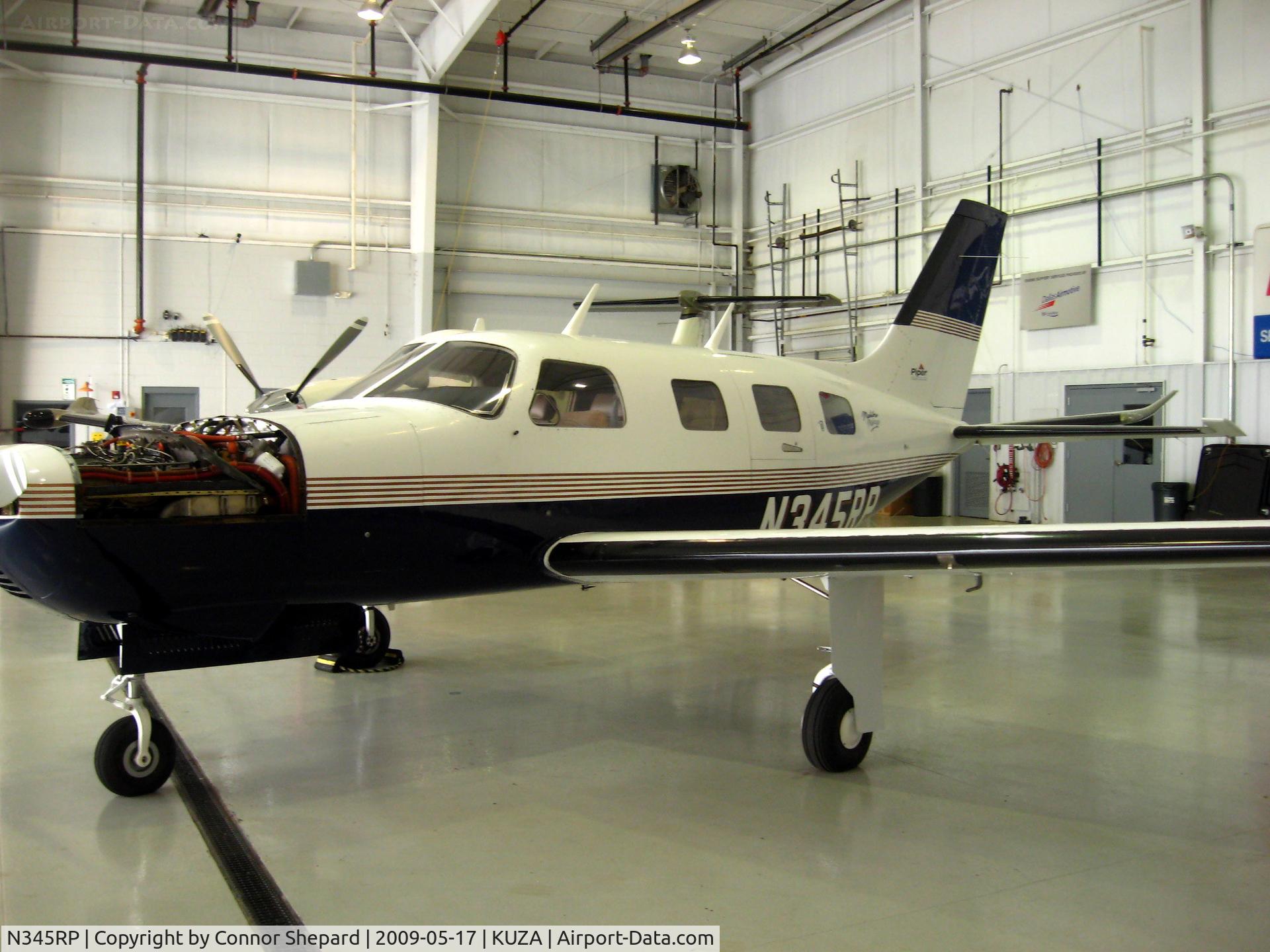 N345RP, 1990 Piper PA-46-350P Malibu Mirage C/N 4622096, Piper in maintenance