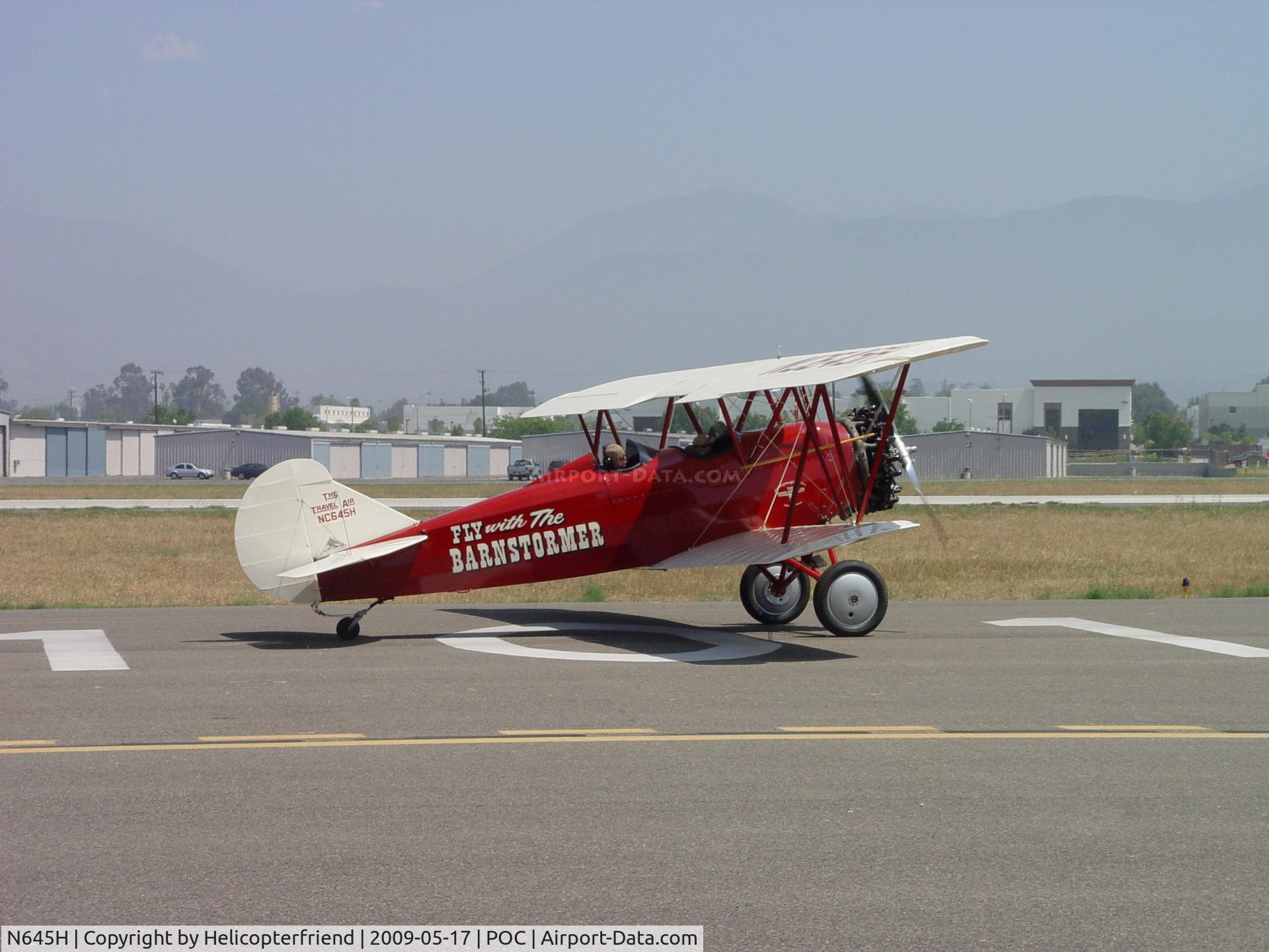N645H, 1929 Curtiss-Wright Travel Air E-4000 C/N 1220, Taxiing to take off