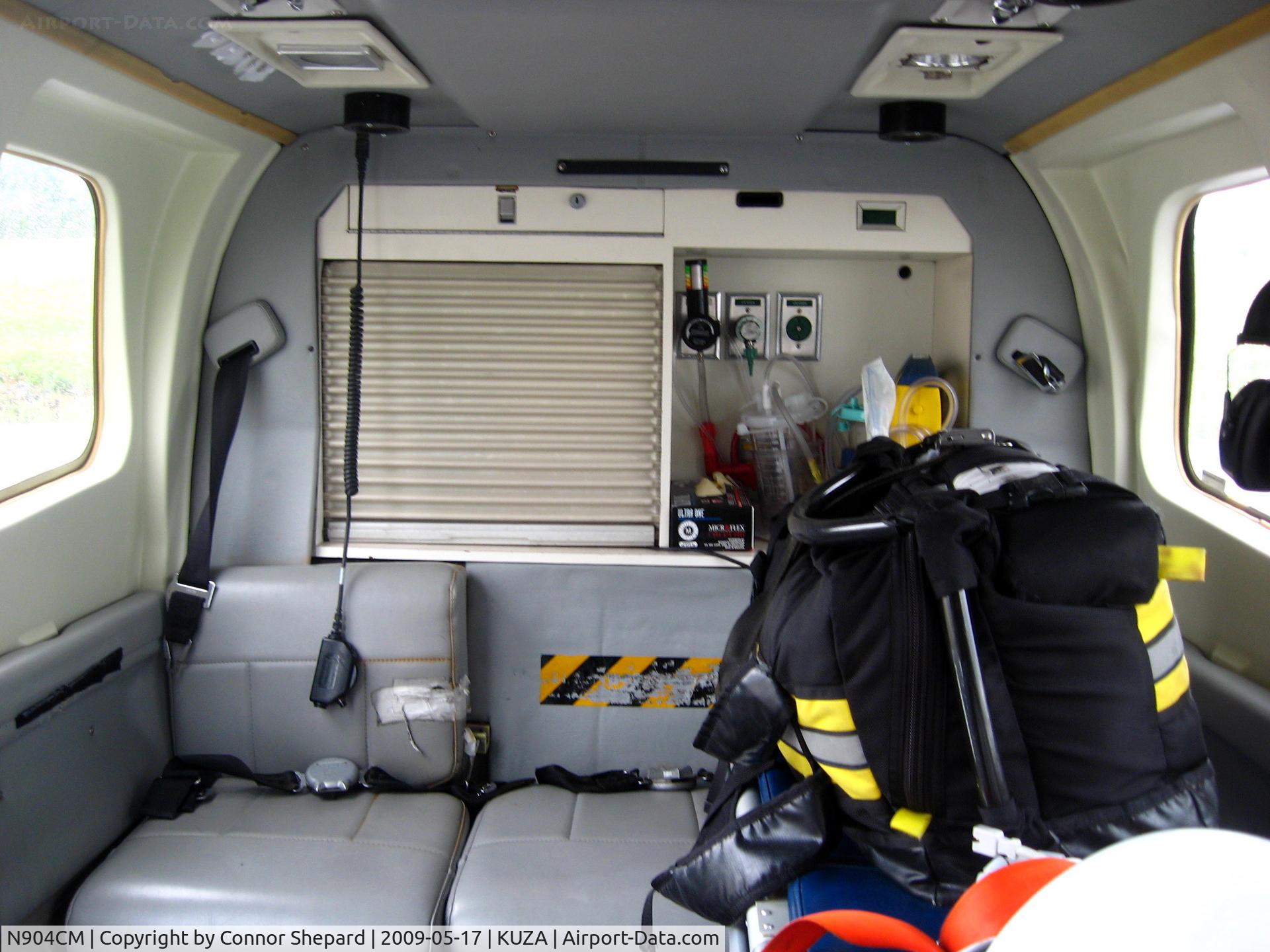 N904CM, 1993 Bell 230 C/N 23013, Medical area