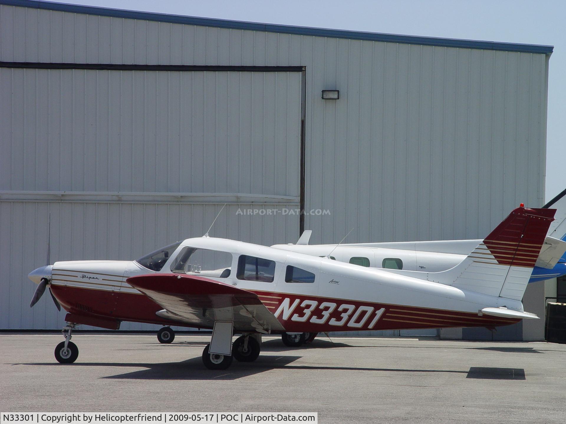 N33301, 1975 Piper PA-28R-200 Arrow C/N 28R-7535130, Parked at Howard Aviation