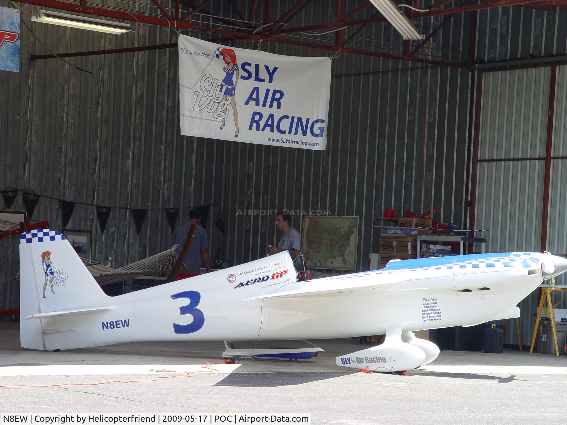 N8EW, 1982 Wagner Ellis O WESTERN AIR RACING C/N 101, Being worked on at hanger