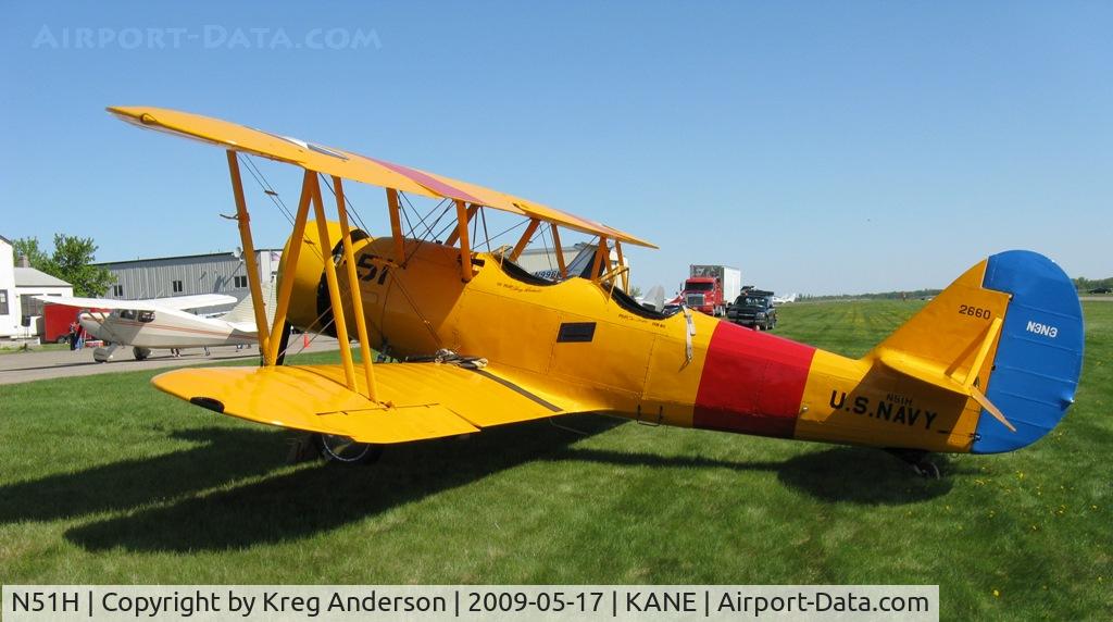 N51H, 1941 Naval Aircraft Factory N3N-3 C/N 2660, 2009 Blaine Aviation Weekend