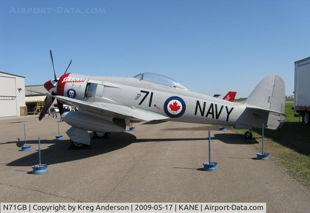 N71GB, 1949 Hawker Sea Fury T.20 C/N 37525, 2009 Blaine Aviation Weekend